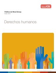 Derechos humanos - Wood Group