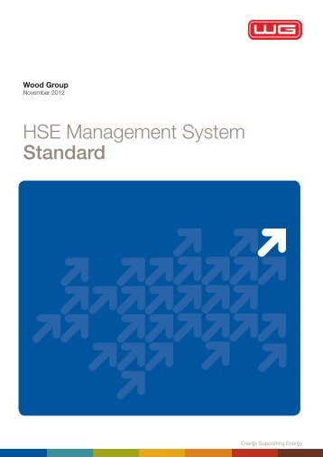 HSE Management System Standard - Wood Group