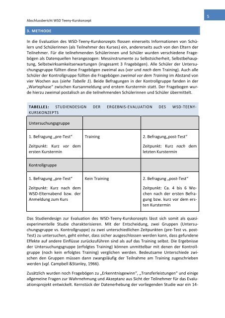 2010 Kurzreport zur Evaluation des WSD-Teeny-Kurskonzepts