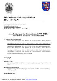 Wiesbadener Schützengesellschaft 1843-1860 eV