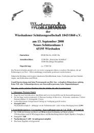 der Wiesbadener Schützengesellschaft 1843/1860 e.V. am 13 ...