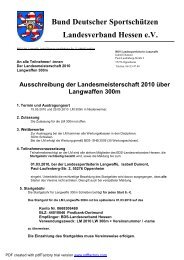 Bund Deutscher Sportschützen Landesverband Hessen e.V.