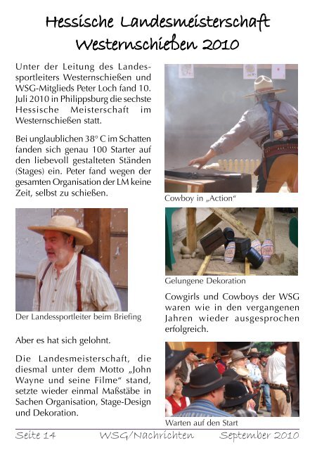 Ausgabe September 2010 - Wiesbadener Schützengesellschaft ...