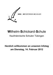 Wilhelm-Schickard-Schule Tübingen