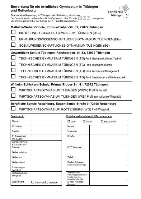 Anmeldeformular zum Download - Wilhelm-Schickard-Schule ...