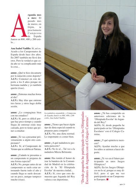 Revista "Arganda Mensual (2003-2009) - Archivo de la Ciudad ...