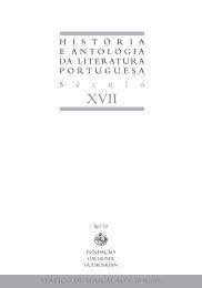 História e Antologia da Literatura Portuguesa Século XVII - Leitura ...