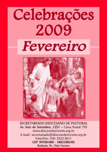 Celebrações FEV 2009.p65 - Diocese de Erexim