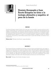 dionisio areopagita y Juan Escoto Eriugena en torno a la teología ...