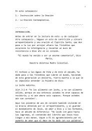 En esta catequesis: 1.- Instrucción sobre la Oración 2.- La Oración ...