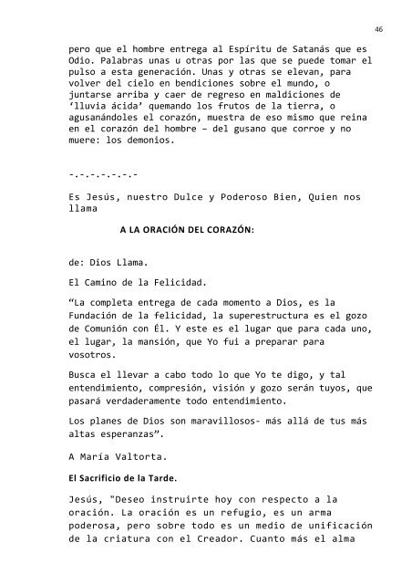 En esta catequesis: 1.- Instrucción sobre la Oración 2.- La Oración ...