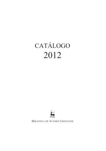 Descargar el Catálogo en PDF - Biblioteca de Autores Cristianos