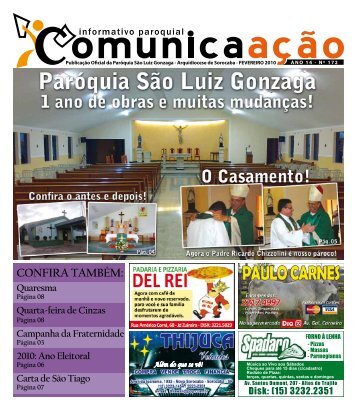 Fevereiro - Paróquia São Luiz Gonzaga – Arquidiocese de ...