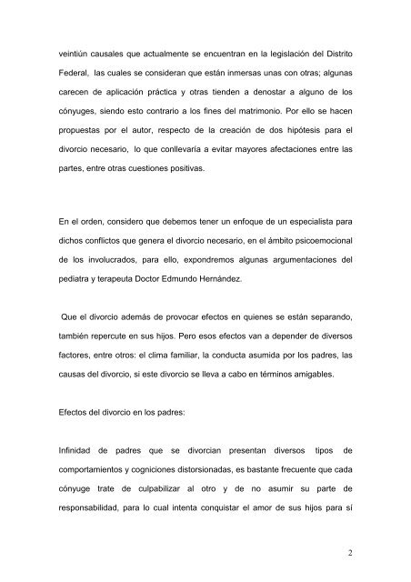 Los conflictos que genera el divorcio - Projusticia Familiar