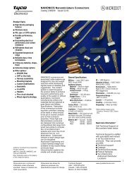 NANONICS Nanominiature Connectors