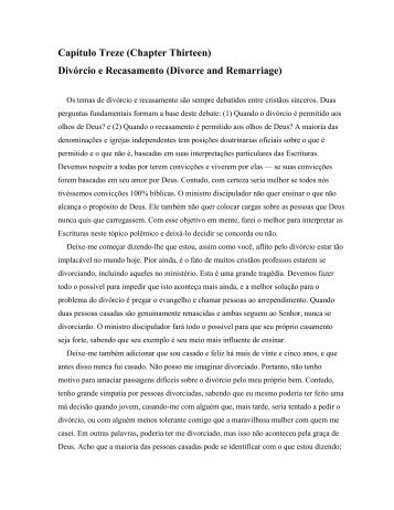 Divórcio e Recasamento (Divorce and Remarriage)