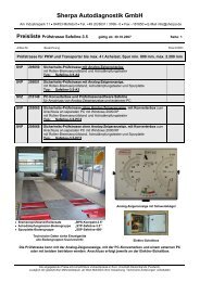 Preisliste Prüfstrasse Safeline-3.5