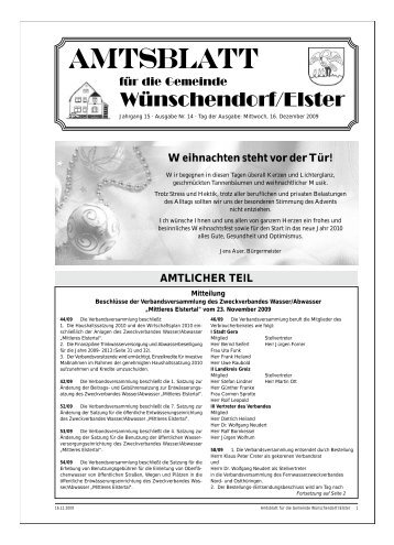 Dezember - Wünschendorf/Elster