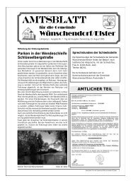 August - Wünschendorf/Elster