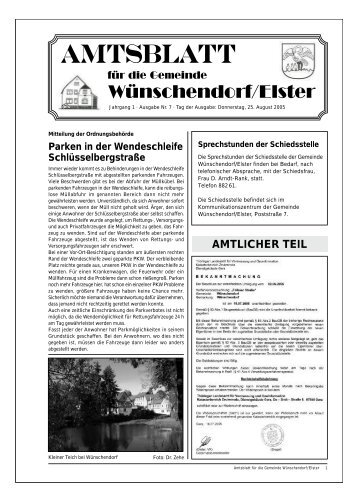 August - Wünschendorf/Elster