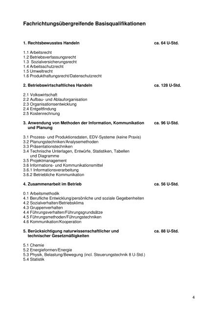 Infoblatt für Geprüfte/r Industriemeister/in Metall  Informationen