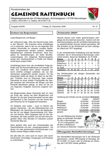Rundschreiben Nr. 06/2006 - WUG-Net