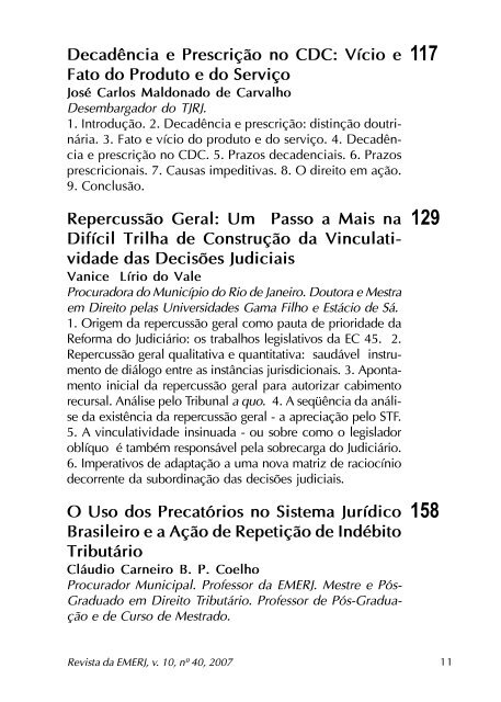 Autonomia Versus Igualdade - Emerj - Tribunal de Justiça do Estado ...