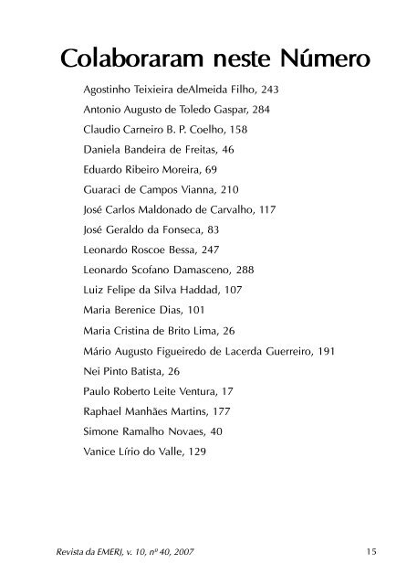 Autonomia Versus Igualdade - Emerj - Tribunal de Justiça do Estado ...