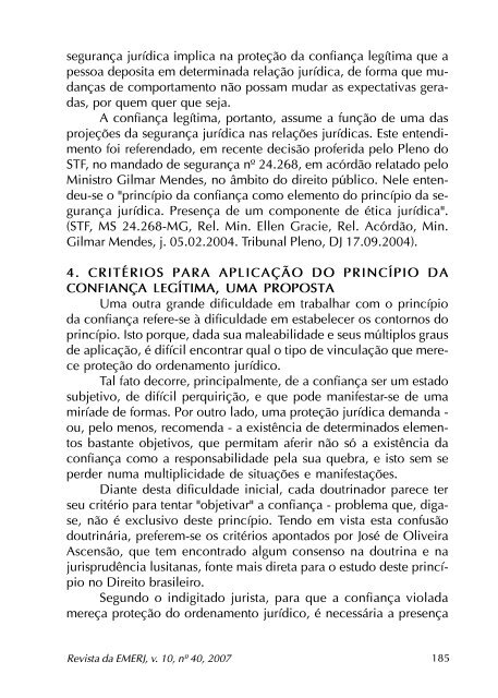 Autonomia Versus Igualdade - Emerj - Tribunal de Justiça do Estado ...