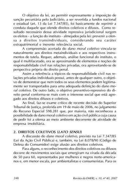 Autonomia Versus Igualdade - Emerj - Tribunal de Justiça do Estado ...