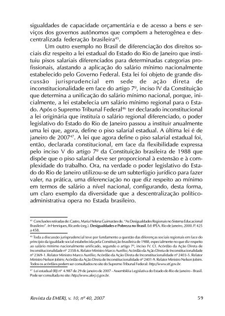 Autonomia Versus Igualdade - Emerj - Tribunal de Justiça do Estado ...