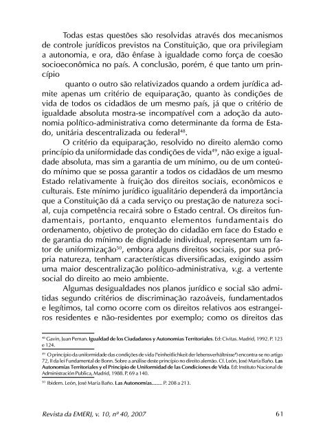 Autonomia Versus Igualdade - Emerj - Tribunal de Justiça do Estado ...