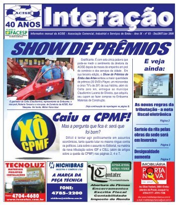 Jornal Interação - Associação Comercial e industrial de Embu