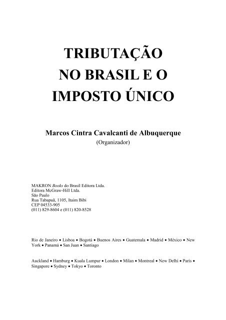 Microsoft Word - Tributa\\347\\343o no Brasil eo IU.doc - Marcos Cintra