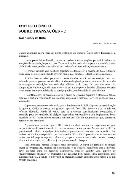 Microsoft Word - Tributa\\347\\343o no Brasil eo IU.doc - Marcos Cintra