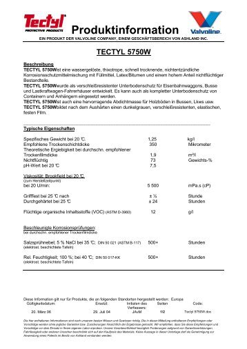 Tectyl 5750W