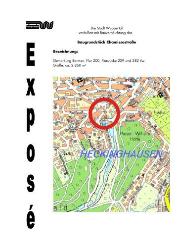Expose Chamissostraße - Stadt Wuppertal