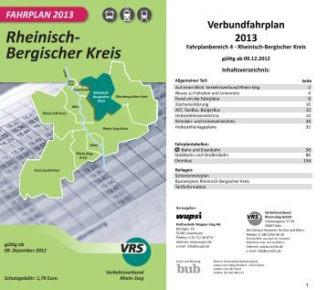 Linie 260 Remscheid - Wermelskirchen - Wupsi