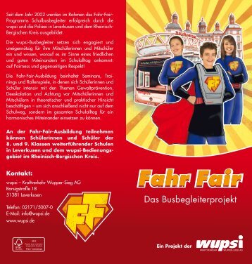 Fahr-Fair-Ausbildung - Wupsi