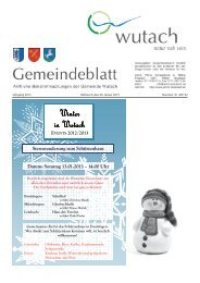 Mitteilungsblatt2013-01.pdf - der Gemeinde Wutach