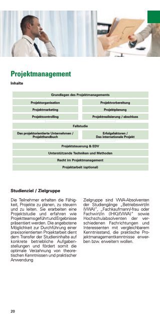 Kontakt- und Aufbaustudiengänge - Württembergische Verwaltungs