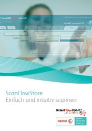 ScanFlowStore Einfach und intuitiv scannen - E-Dox