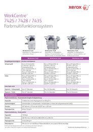 WorkCentre™ 7425 / 7428 / 7435 Farbmultifunktionssystem - Xerox
