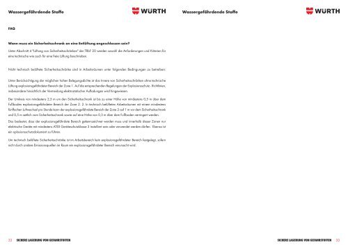 Lagerung von Gefahrstoffen - Würth Industrie Service GmbH & Co. KG