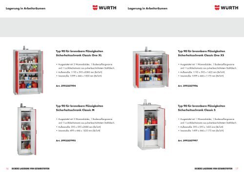 Lagerung von Gefahrstoffen - Würth Industrie Service GmbH & Co. KG