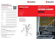 fastener academy expert - Würth Industrie Service GmbH & Co. KG