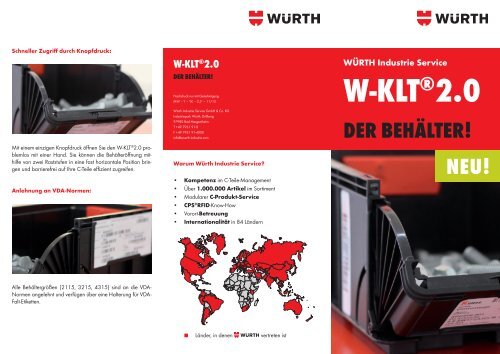 W-KLT 2.0-Kanban-Behälter-Flyer - Würth Industrie Service GmbH ...