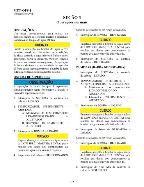 Manual do Operador