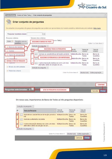 Manual do Professor - Campus Virtual