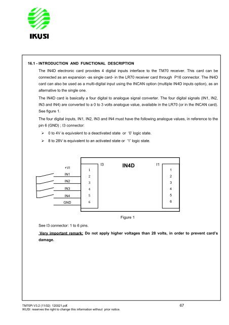 manual de instalação e utilização transmissor console ... - Usicontrol